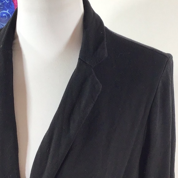 Magaschoni black knit one button blazer M - Picture 3 of 9